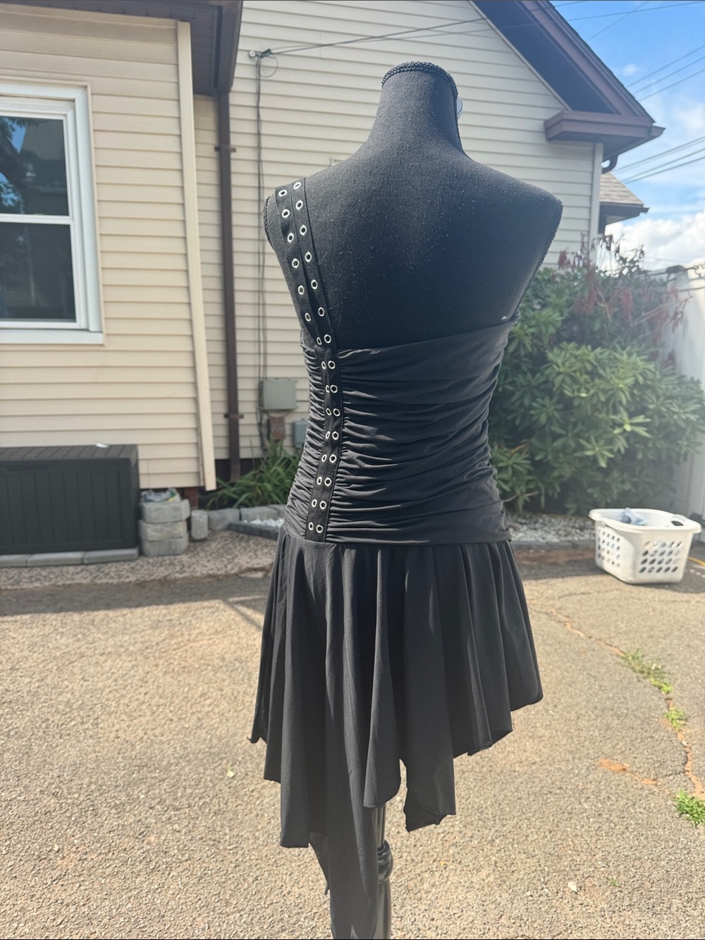 Current Mood Black Ruched asymetircal
Dress - Picture 5 of 7
